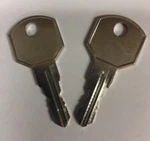 2 Retrax Bed Cover Replacement Keys Retractable (not For Husky). Fixed Price $24.50.