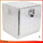 Aluminum Storage Tool Box 18"X 17"X18" W/2X Chain Fitstruck Garage Home Office. Fixed Price $90.34.