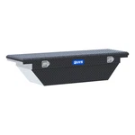 Uws 63IN Angled Crossover Tool Box, Low Profile Matte Black Aluminum. Fixed Price $757.95.