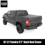 Hard Low Profile Bed Cover For 07-21 Toyota Tundra 5'7". Fixed Price $799.95.