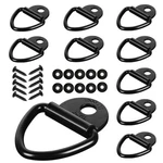 Jchl Cargo Tie-down Anchors 10PCS V-ring 2" Diameter Steel Bolt On Tra.... Fixed Price $24.13.