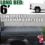 Topline For 2015-2022 Colorado/canyon 6' Low Profile Hard Tri Fold Tonneau Cover. Fixed Price $520.00.