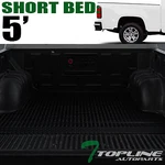 Topline For 2015-2022 Colorado/canyon 5' Rubber Truck Bed Trunk Mat Liners Blk. Fixed Price $85.00.
