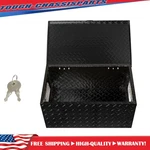 Aluminum 20IN Black Pickup Trailer Truck Tool Box Underbody Bed Storage. Fixed Price $60.86.