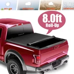 8FT Soft Roll-up Truck Bed Tonneau Cover For 2002-2019 Dodge Ram 1500 Waterproof. Fixed Price $217.87.
