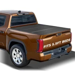 5.5FT 3-FOLD Hard Tonneau Cover For 2022 2023 2024 2025 Toyota Tundra Truck Bed. Fixed Price $355.26.