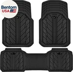 Heavy Rubber Car Floor Mats, Deep Waterproof All Weather, Universal Tri. Fixed Price $56.73.