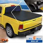 Vinyl Soft Top Roll-up Tonneau Cover For 05-15 Tacoma Pickup Fleetside 6FT Bed. Fixed Price $143.35.