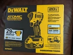 Dewalt Atomic 20V 1/4" Impact Driver Kit 5AH Xr Battery & Charger DCF850P1 2025. Fixed Price $146.90.