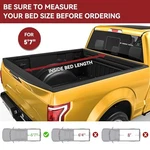 Yitamotor Soft Tri-fold Truck Bed Tonneau Cover Dodge Ram 1500 CETC-2009 Black. Fixed Price $187.94.
