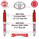 Skyjacker Hydro Shock Absorber Pair Rear For 1.5-2.5" Fj Cruiser 2-3"4RUNNER. Fixed Price $134.94.