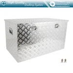 Aluminum Storage Tool Box 44"X 24"X24" W/2X Lift Air Rod For Truck Garage Home. Fixed Price $399.75.