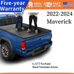 Hard Tri-fold Truck Tonneau Cover For 2022-2024 Maverick 4.6FT Bed. Fixed Price $279.99.