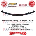 Skyjacker Softride Leaf Spring Single 1.5-2.5" Front For 73-91 Gmc / Chevy 4WD. Fixed Price $233.12.