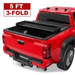 Mostplus Fold 5FT Soft Truck Bed Tonneau Cover For 2016-2023 Toyota Tacoma. Fixed Price $141.88.