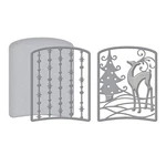 Shapeabilities Dies Holiday Cabinet Inserts Etched Wafer Thin Template Tool. Fixed Price $27.60.