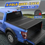 6.5FT 3-FOLD Frp Hard Tonneau Cover For 2014-26 Chevy Silverado Gmc Sierra 1500. Fixed Price $399.75.