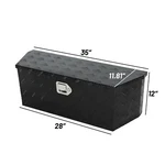 35"X12"X12" Heavy Duty Aluminum Pickup Truck Bed Storage Tool Box W/ Lock & Key. Fixed Price $106.33.