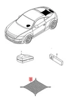 Genuine Audi Ttrs Coupe Roadster Tts Luggage Net Black 8J8861869A4PK. Fixed Price $89.32.