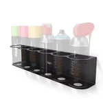 Koova Garage Wall Shelf Spray Can Holder Black Steel 6 Slot Organizer Heavy Duty. Fixed Price $48.45.