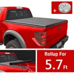 Roll-up Tonneau Cover For 2009-2017 Dodge Ram 1500 2500 Crew Cab 5.7FT Short Bed. Fixed Price $148.88.