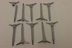 (10) Ford Fe Chrome Y-style T-bar Valve Cover Hold Downs 352 360 390 427 428 Kit. Fixed Price $34.95.