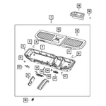 For Jeep Gladiator 2020-2025 Mopar 6XS65TX7AA Truck Cab Storage Case. Fixed Price $1328.81.
