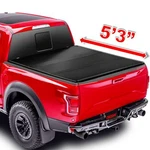 5'3" Hard Tri-fold Tonneau Cover For 2000-2004 Dodge Dakota Truck Bed. Fixed Price $479.88.