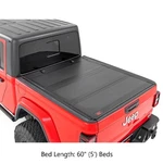 Rough Country Hard Tri-fold Flip Up Cover For Jeep Gladiator Jt W/ 60" Beds. Fixed Price $849.95.