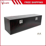 Aluminum Truck Bed Trailer Storage Underbody Tool Box Black W/lock 60"X18"X18". Fixed Price $415.04.