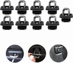 9 Pack Retractable Tie Down Anchors Truck Bed Side 7.5 X 5.5 2.5, Black. Fixed Price $86.05.