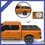 6.5FT Tri-fold Lock 3-FOLD Hard Tonneau Cover For 2022 Toyota Tundra Truck Bed. Fixed Price $399.99.