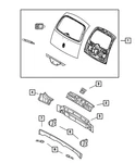 Genuine Mopar Cargo Tie Down Loop 5023205AC. Fixed Price $19.55.