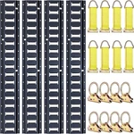 Trekassy Tie-down Kit, 4 Pack 8' Rails 8FT, Black. Fixed Price $215.51.