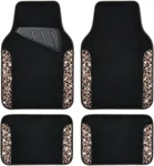 Pass Bling Diamond Floor Mats, Shining Rhinestone Carpet Gold Leopard. Fixed Price $47.22.