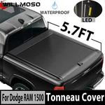 5.7FT Truck Tonneau Bed Cover Retractable For 2009-2025 Dodge Ram 1500 Trx Rho. Fixed Price $570.00.
