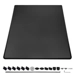 5.5FT 4-FOLD Tonneau Cover For Toyota Tundra Crew Max 2007-2021 Vinyl W/led Lamp. Fixed Price $166.12.
