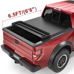 4-FOLD 6.5FT Tonneau Cover 2009-2014 Ford F-150 Truck Bed Waterproof W/ Lamp. Fixed Price $158.99.
