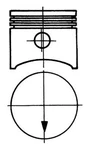 Piston Fits Ford Capri Consul Cortina Escort Granada Kolbenschmidt 90606620. Fixed Price $77.18.
