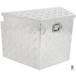 29"X 17"X18" Aluminum Storage Tool Box For Truck Garage Home Office W/1X Chain. Fixed Price $142.79.