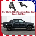 For Toyota Tacoma 24-26 Carbon Steel Rear Trunk Bed Roll Bar Headache Chase Rack. Fixed Price $659.99.