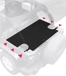 Gpca - Cargo Cover For Wrangler Jk 4 Door (hard/ Softtop), Lite. Fixed Price $79.98.