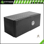 48"X18"X18" Aluminum Storage Tool Box W/ 2X Chain & Dovetail Lock For Garage Rv. Fixed Price $344.84.