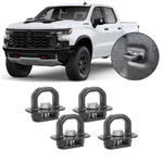 Phamyor Aluminum Tie Down Anchors Truck Bed Side Wall Al, Black, 4 Pcs. Fixed Price $26.62.