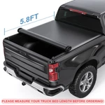 Roll Up 5.8FT Bed Soft Truck Tonneau Cover For 07-25 Chevy Silverado Gmc Sierra. Fixed Price $139.95.