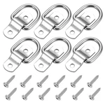 Czc Auto 6 Ring Tie Down Anchors 1/4" Heavy Pack, Stainless Steel. Fixed Price $16.17.
