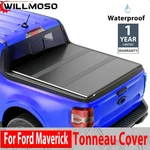 4.6FT Tri-fold Truck Bed Tonneau Cover 2022-2025 Ford Maverick Waterproof. Fixed Price $337.50.