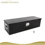 39"X13"X10" Pickup Truck Trunk Bed Tool Box Trailer Storage+lock Aluminum Black. Fixed Price $96.63.