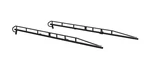Kargo Master 78010 Pro Ii Hd Side Channels -for 8' Ext. Cab Svc Body, Incomplete. Fixed Price $199.99.