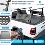 For 2007-24 Nissan Titan 5.6FT Power Retract Tonneau Cover W/rack+molle Panel. Fixed Price $2968.20.